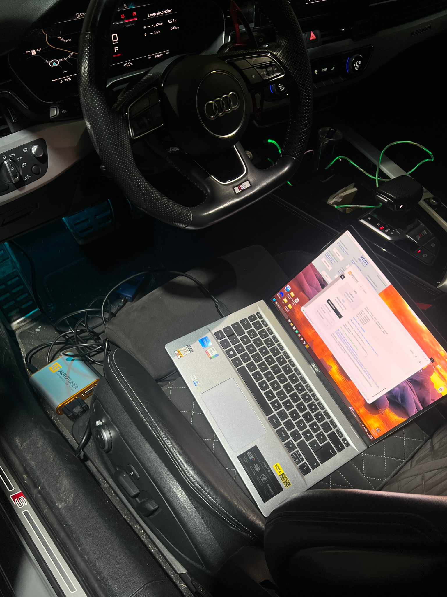 Diagnose/Softwarearbeit am Fahrzeug